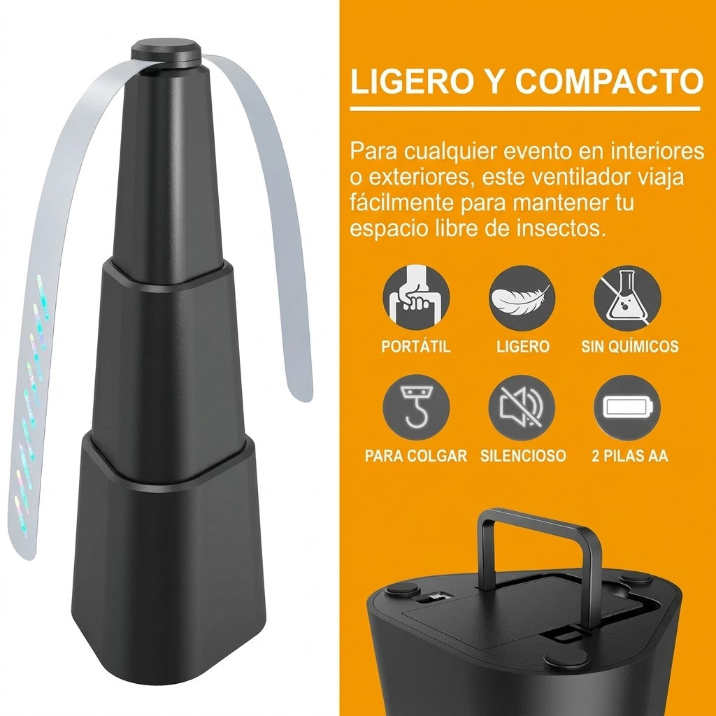 Ventilador Abanico Repelente Moscas